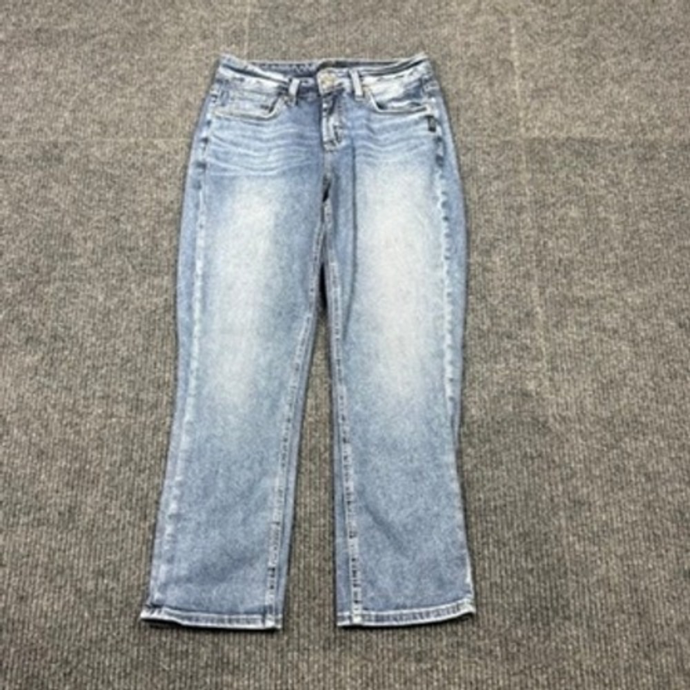 Silver Jeans Co Suki Mid Rise Capri Jeans W28 L23.5 Medium Wash L43916EPX224